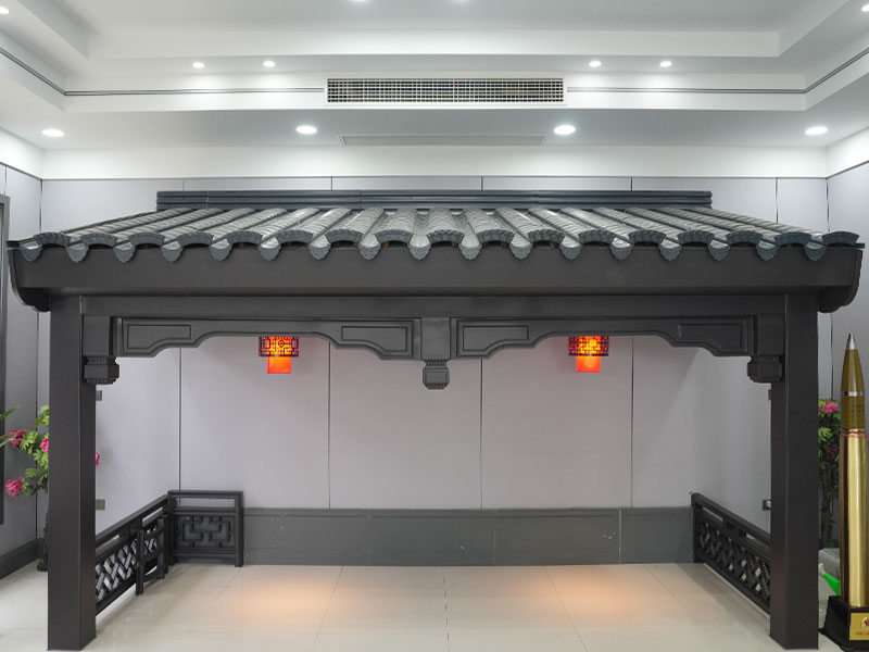 Alumínio magnésio manganês hui estilo antigo índigo telhado de metal