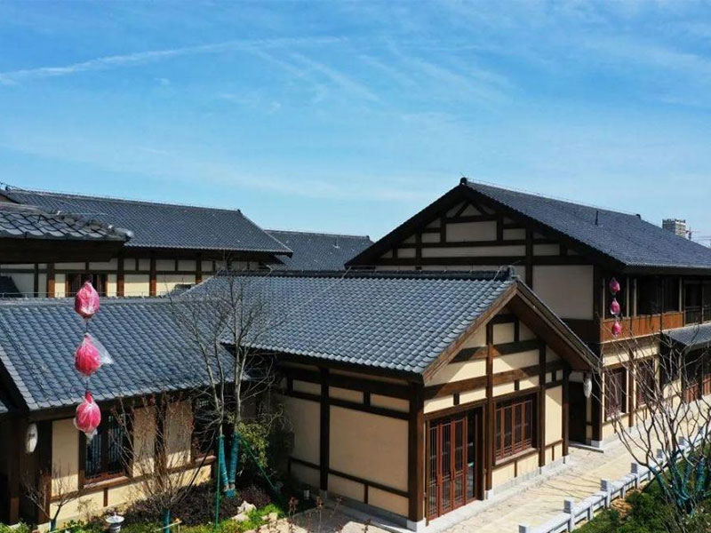 Ladrilho de telhado de metal de estilo japonês de magnésio de alumínio